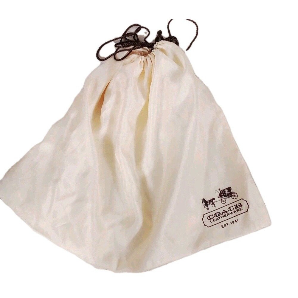 Coach Cream/White Dust Bag Only